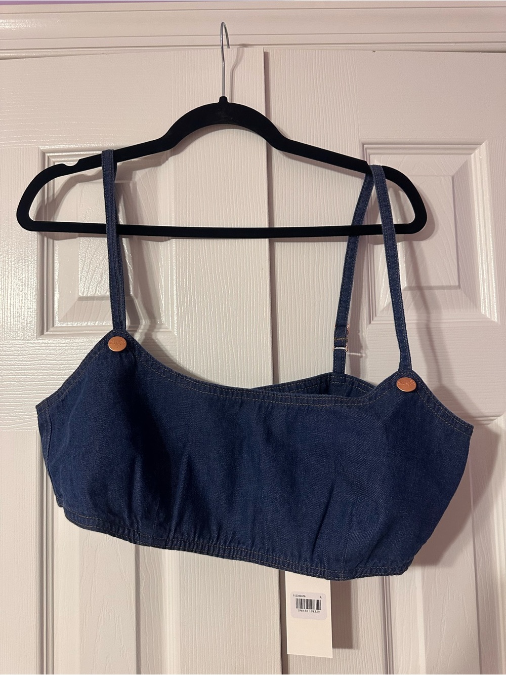 STAUD x Wrangler denim crop